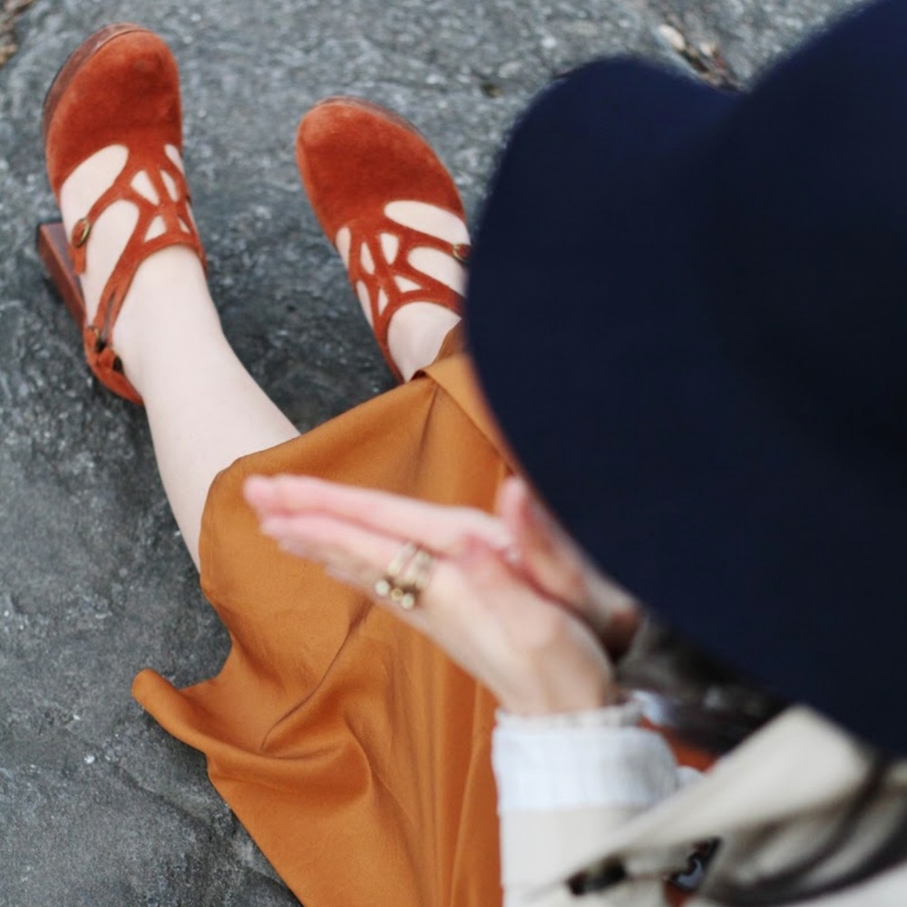We Who See Vintage Platform Block Heels 6